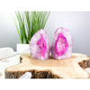PINK Agate Geode 3 lbs 13 oz Bookend | Pink Geode Bookend | Crystal Bookend | Great Gift.