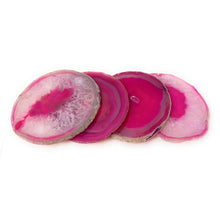  Pink Tone Agate Slice Coasters | Agate Drink & Barware | Home Decor.