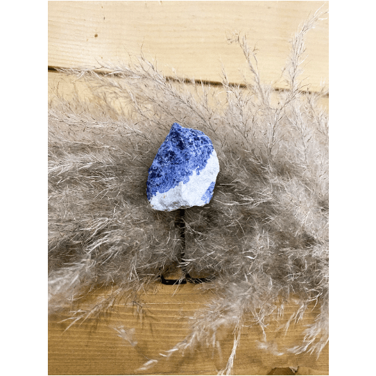 Sodalite on a Pin Stand | Natural Gemstone on Metal Stand.