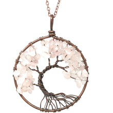  Tree of life necklace (pink).