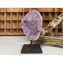  Amethyst Geode on a Metal Stand | Raw Amethyst Crystal | Great Gift.