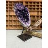 Amethyst Geode on a Metal Stand | Raw Amethyst Crystal | Great Gift.