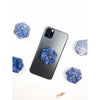 Blue Spot Jasper Hexagon Custom Crystal Phone Stand.