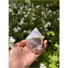 Chevron Amethyst Crystal Point | Top Polished | Power Point.