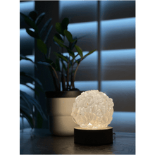 Clear Quartz Tumbled Stone Crystal Lamp Decor.