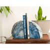 Crystal Agate Bookend | Blue Geode.