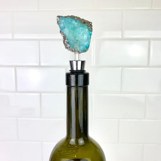 Crystal Quartz Cluster Wine Cork/Stopper.