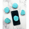 Large Turquoise Custom Crystal Phone Stand (Natural Gemstone).