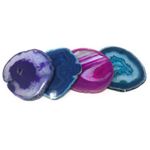  Multi-Color Agate Slice Coasters | Pick a Color | Agate Drink & Barware | Home Decor.