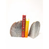 Natural Agate 4.9 lb Bookend | Geode White Bookend | Large agate bookend | Crystal Bookend | Great Gift.