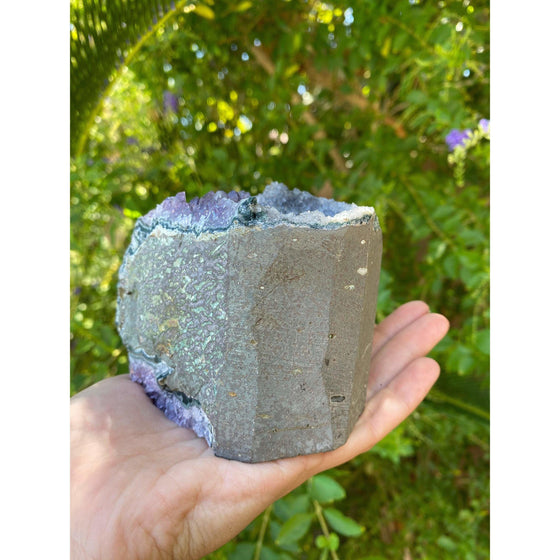 Raw Amethyst Base 2 lbs 6 oz | Purple amethyst | Amethyst base | Great gift.