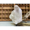 Raw (Cluster) Clear Quartz on a metal stand 1 lb 11 oz | Quartz Cluster in a stand | Clear Quartz | Great gift.