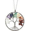 Tree of life necklace (rainbow).