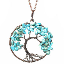  Tree of life necklace (turquoise).